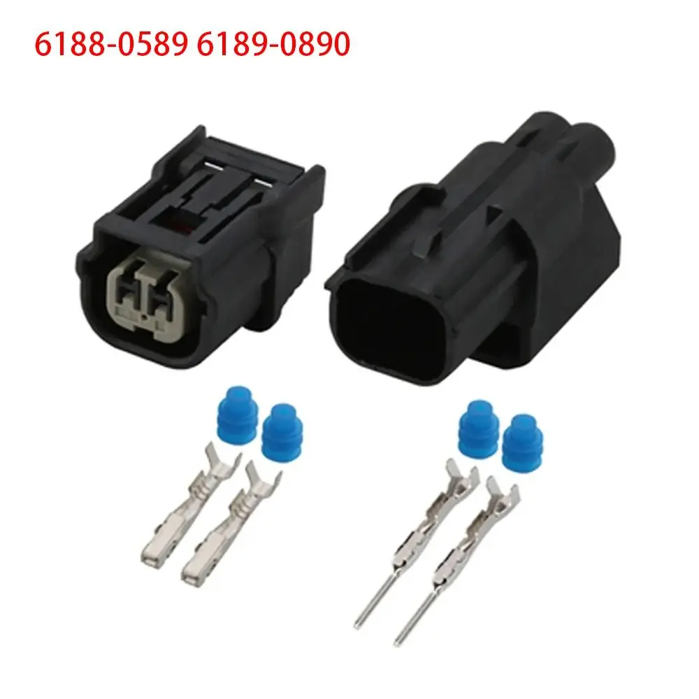 1Set 2 Pin 040 Auto Connector Male Female Press Switch ABS Sensor Plug LED Headlight Turn Signal Ignition Coil