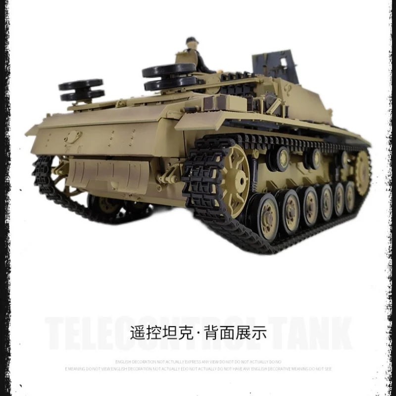 Henglong 3868 brinquedo tanque de controle remoto em grande escala multifuncional simulação de batalha argamassa tanque rc para presente de jogo competitivo