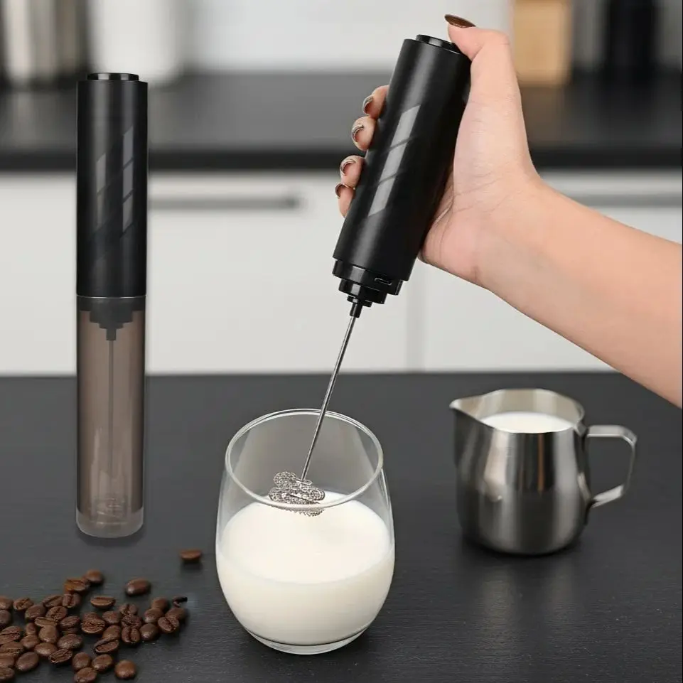 1 AA battery powered coffee milk mixer, egg beater, milk frother, portable handheld beverage jam machine, kitchen mixer