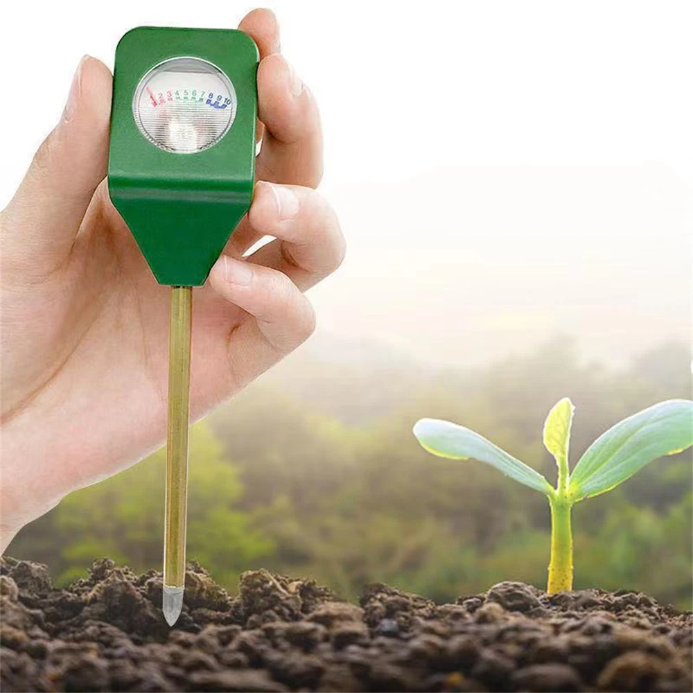 10-1pc Mini Soil Moisture Sensor Meter Probe Gardening Plant Flower Water Analyzer Test Portable Detector Metal Hygrometer Tool