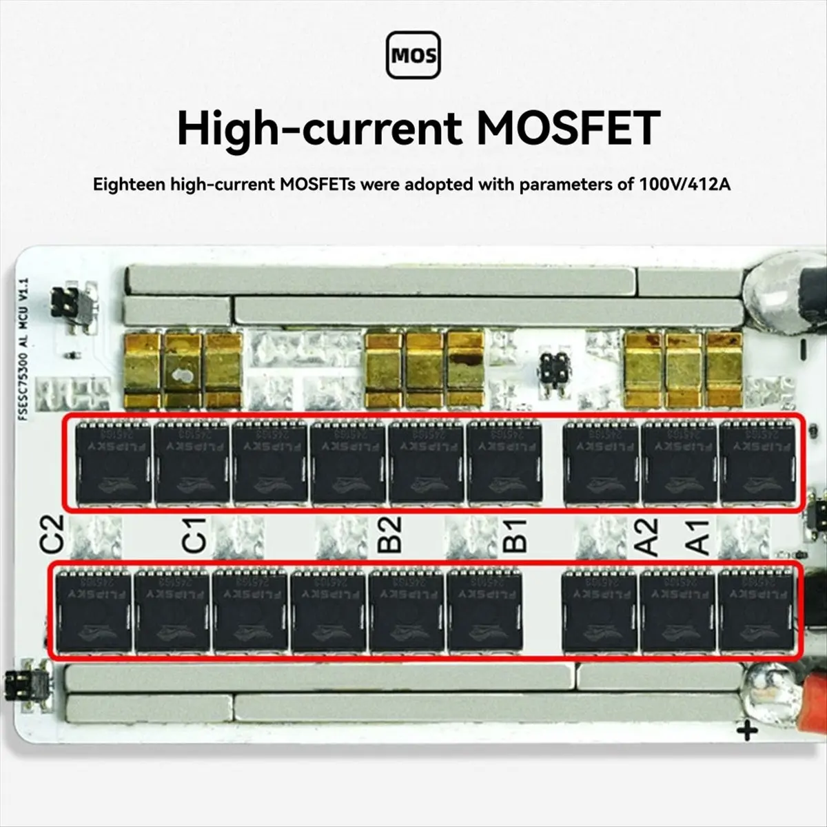 M85K  FSESC 75350 ESC 84V High Current 350A ESC Base on with Aluminum Case Water Cooling ESC for E-Foil Fighting Robot