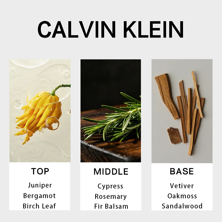 Calvin Klein Escape men Eau De Toilette Spray 100ml Aromatic Green Fragrance Original Authentic Long-Lasting Scent Men's Perfume