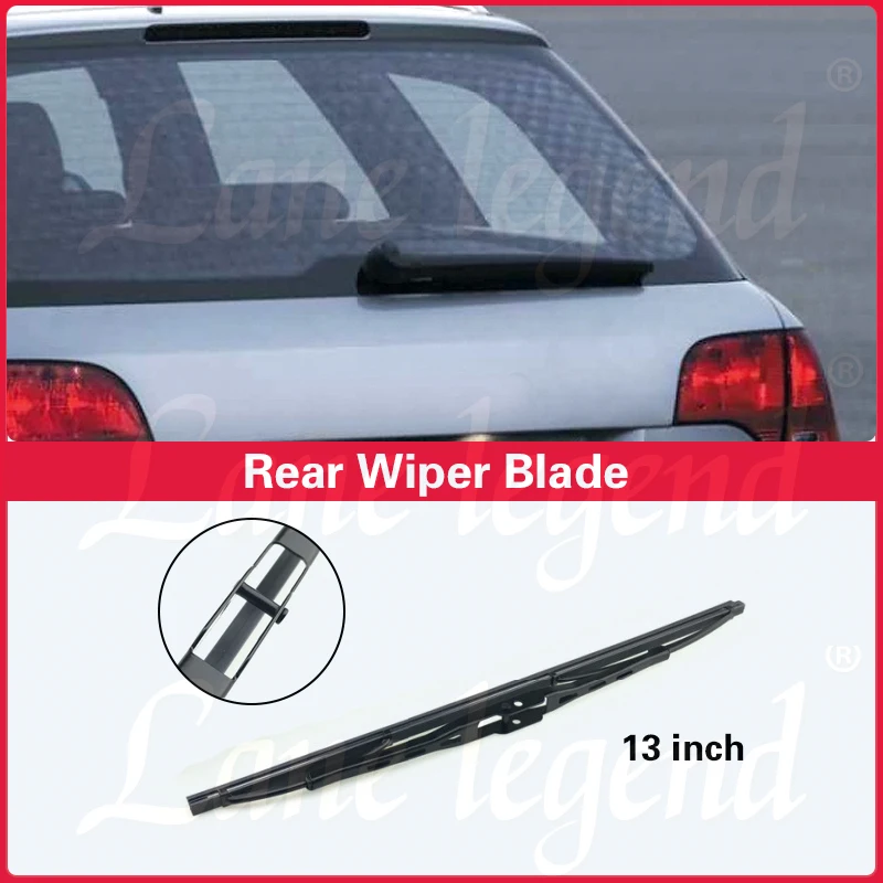 Lâmina de limpador traseiro para Audi, pára-brisas, pára-brisas, limpo, porta traseira, janela, chuva, escova, limpador de carro, Audi A4, S4, RS4, B6, B7, 2001-2008, 13"