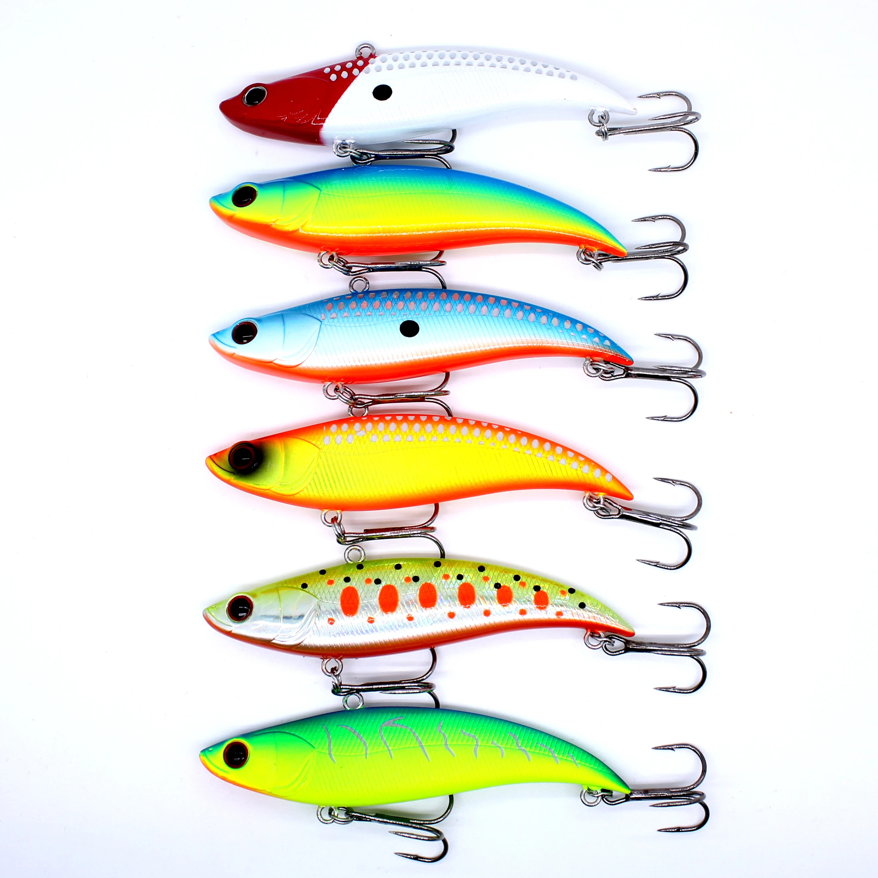AOCLU Wobbler Super Quality Sinking VIB Vibration 75mm 16g 90mm 23g 31g Hard Bait Fishing Lure Bass Fresh Salt Water VMC Hooks