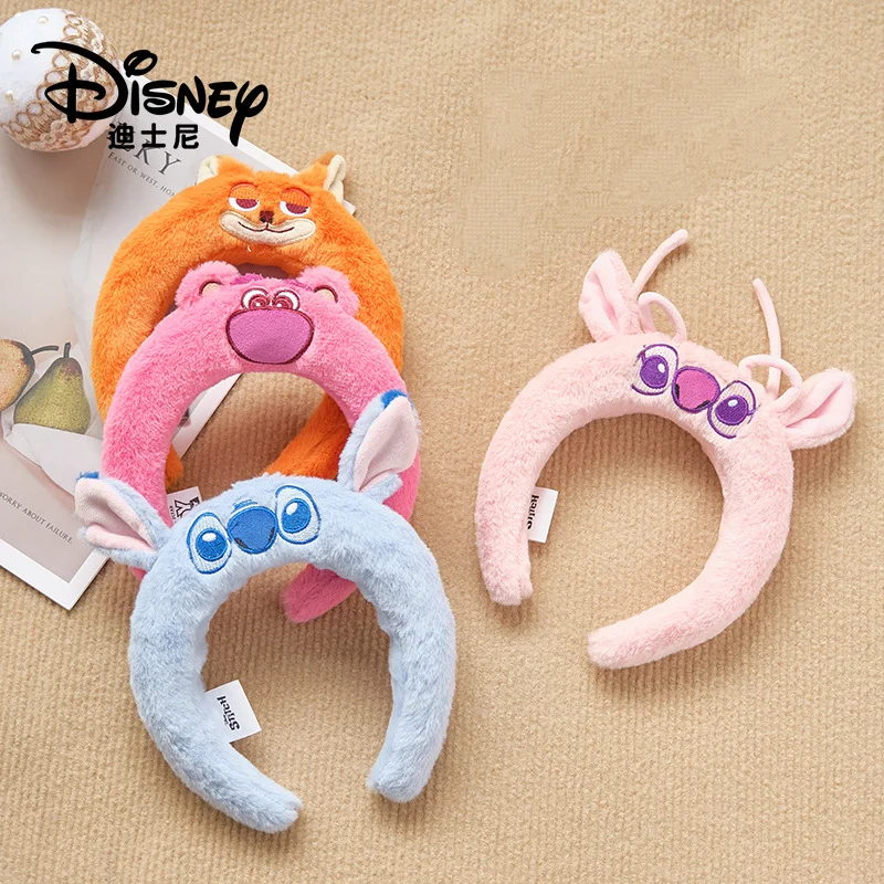 

Детская повязка на голову Disney для умывания, милая повязка для волос, резинка для волос, заколки для волос, головной убор, повязка для волос