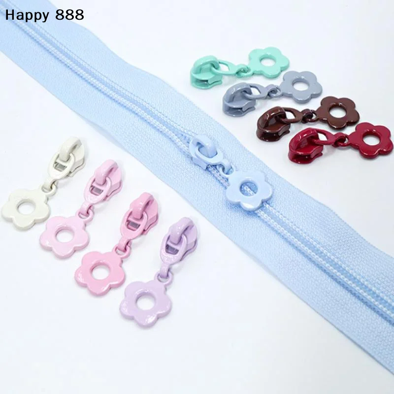 

10 шт. милых маленьких брелоков-застежек для сумок в виде цветка # 3 нейлоновые молнии – идеально подходят для рукоделия, домашнего шитья и замены молний