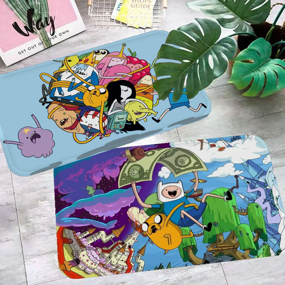 A-Adventure T-Time Floor Mat INS Style Soft Bedroom Floor House Laundry Room Mat Anti-skid Household Carpets