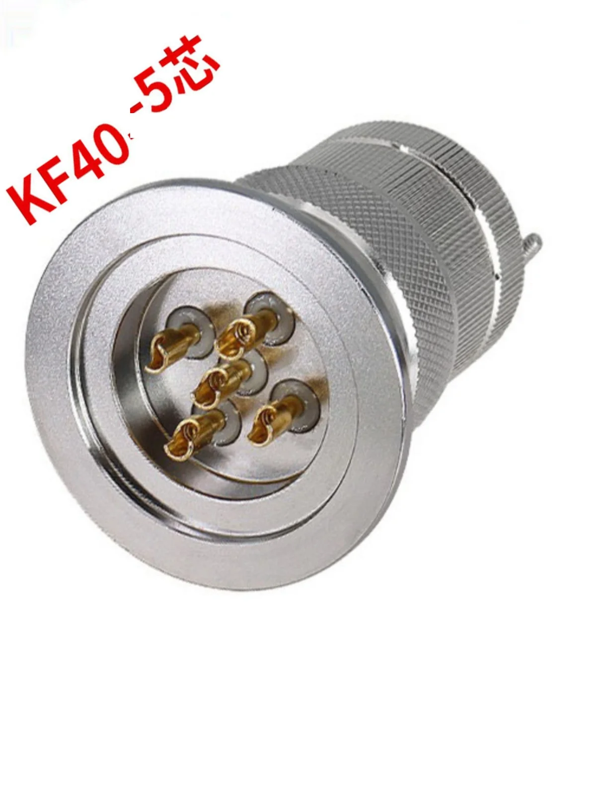 Conector de Sinal Sinterizado com Flange Plugue de Aviação Ultra Alto Vácuo Flange Instalação Rápida Vidro Kf40