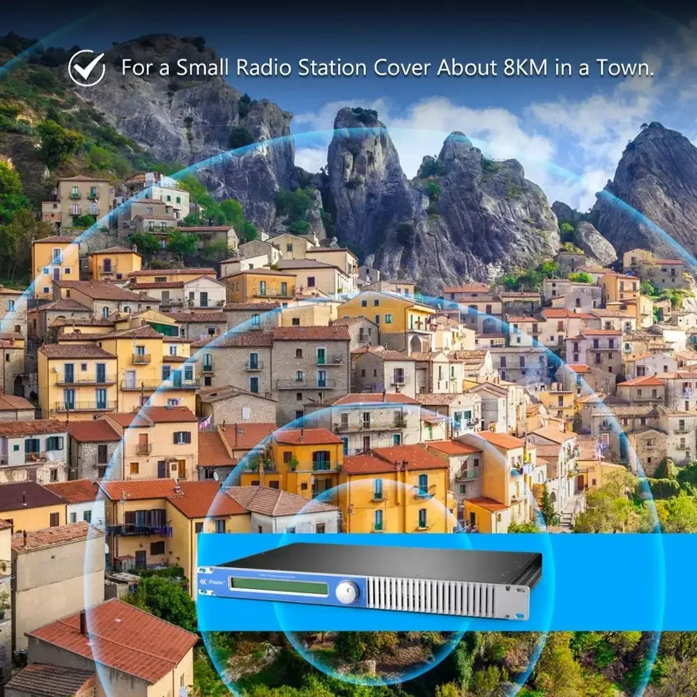 FMUSER FSN-150W 100W 150W 150Watt Rádio Transmissor FM Estação FM de transmissão de áudio FM Studio