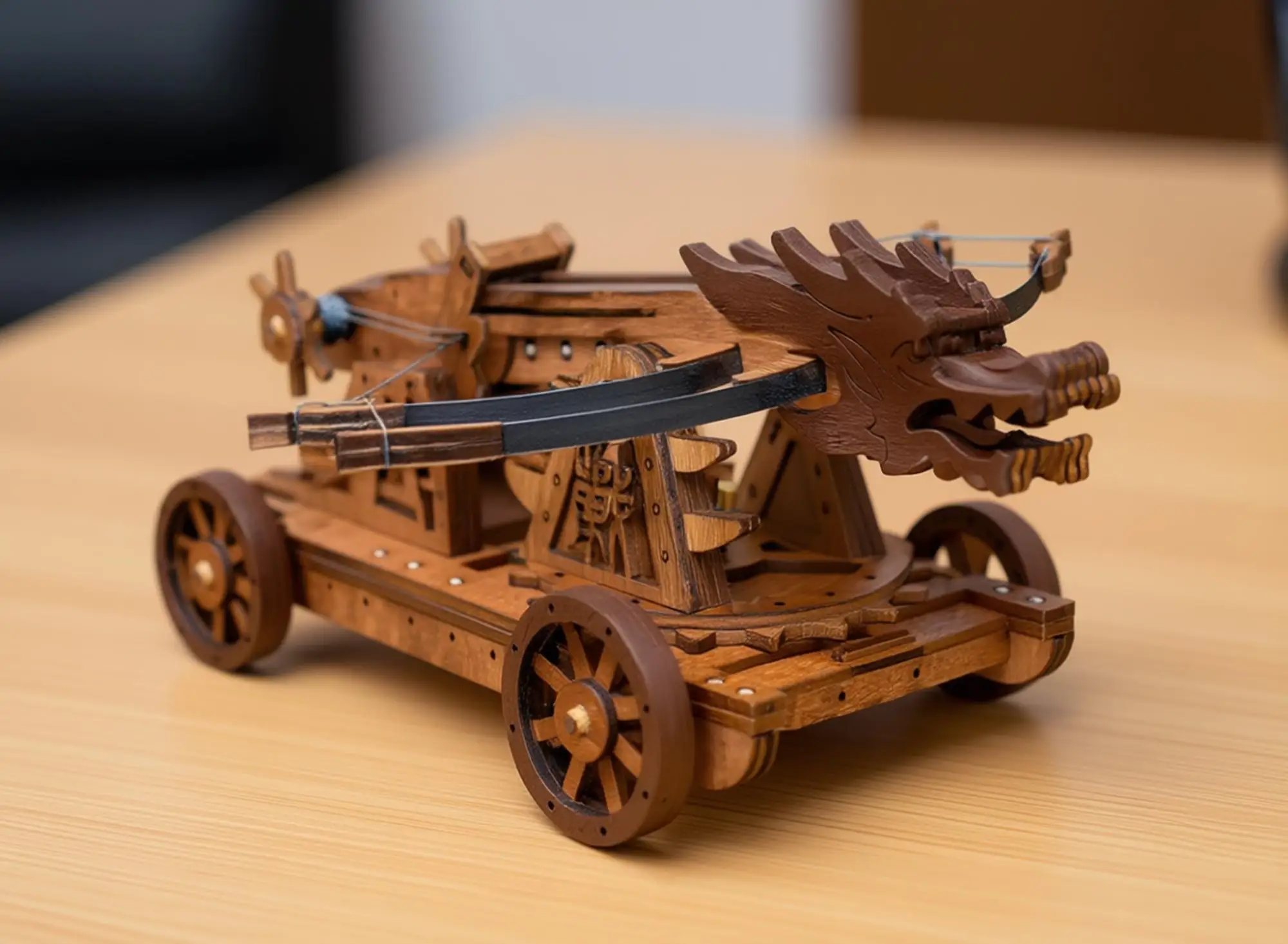 نموذج باليستا بمقياس 1:48 - مجموعة ألغاز خشبية ثلاثية الأبعاد، مجموعة آلات الحرب القديمة DIY للبالغين 14+