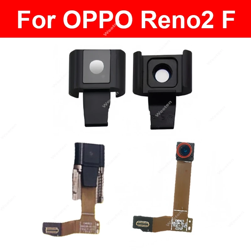 

Front Camera Lens Frame For OPPO Reno 2 F Reno2 F Front Lift Cover Frame Lens Rear Camera Connector Module Flex Cable Repair