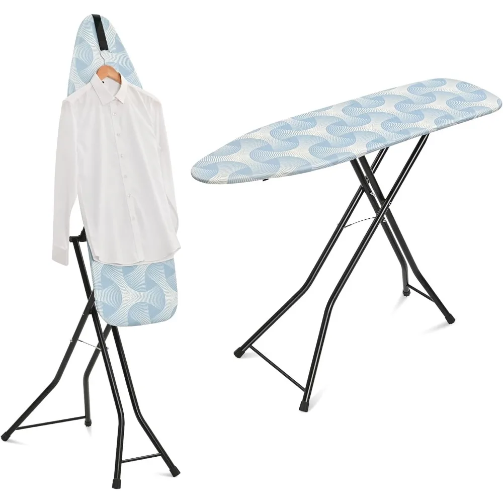 

Ironing Board, Full Size Steam Iron Board, Large Heavy-Duty Sturdy Metal, Dual-use for Both Flat and Steam Iron Foldable