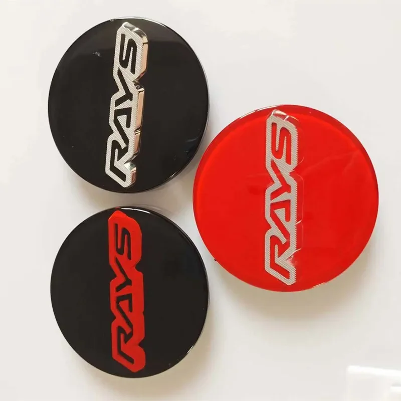 4pcs 66mm Rays Wheels Tires Center Hub Cap Car Rims Dust-proof Cover Hubcaps Emblem 65mm RAYS Auto Styling Accessories