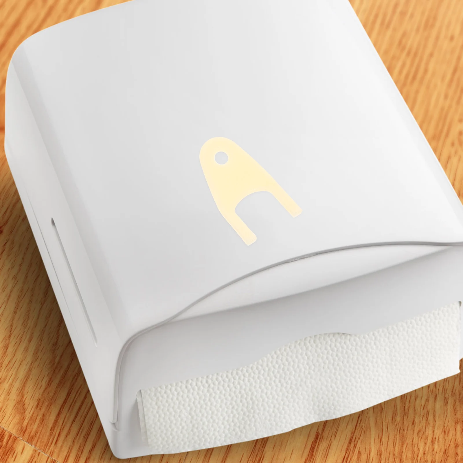 

Tissue Box Lock for Paper Towel Holder Plastic Dispenser Replacement Moon Shaped Keys Toilet Paper Dispenser Key Tissue Storage