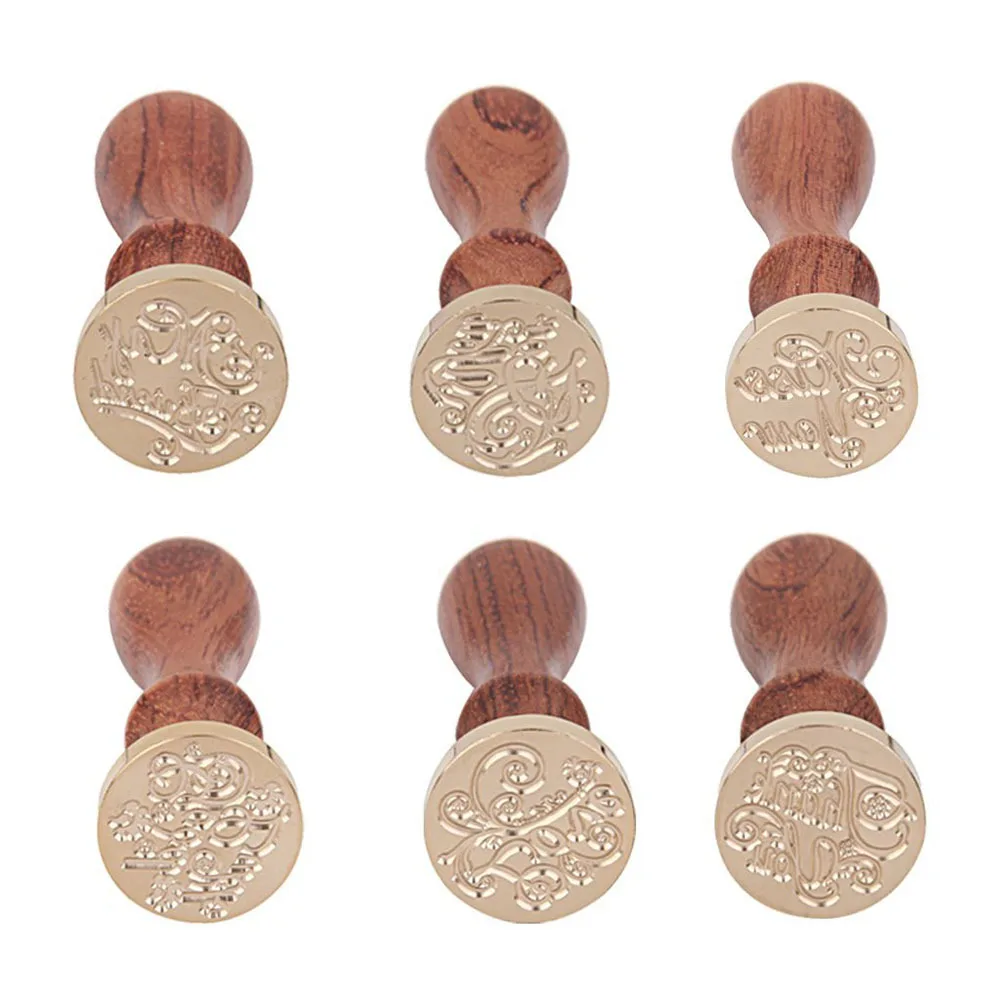 

for You Wax Seal Stamp Wooden Handle Lightweight Removable Head Invitations Stamps Creative Romantic Romantic