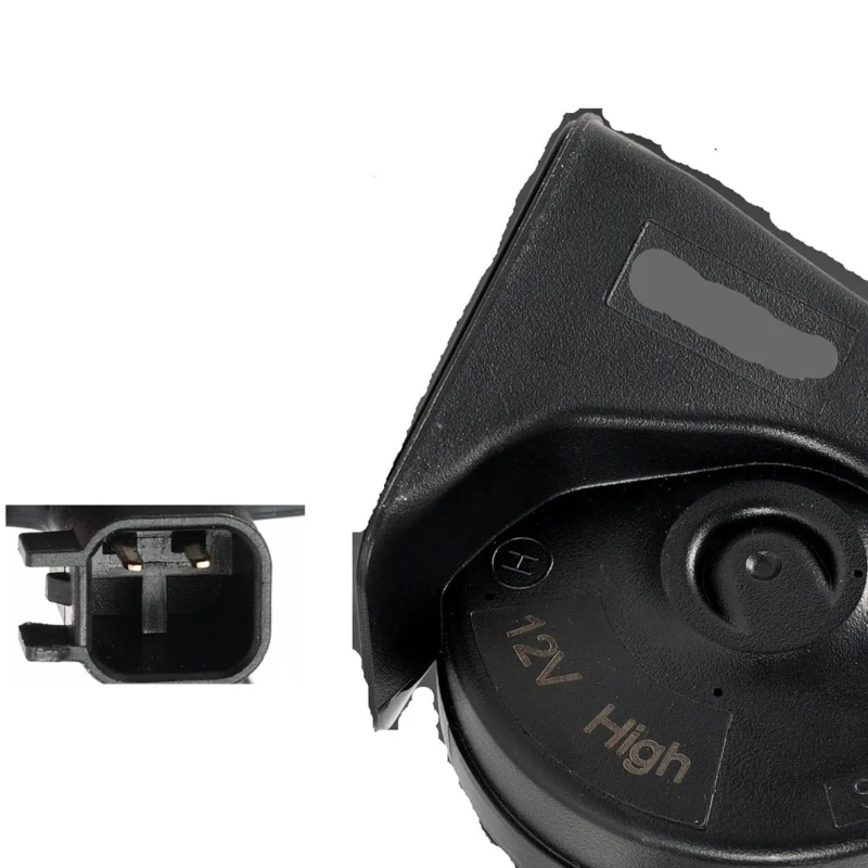 M76E Paar Autohupen aus Metall mit Einzelsteckerverbindung, die die Tonausgabe für Fahrzeuge verbessern. Einzelstecker-Design – Detail 3