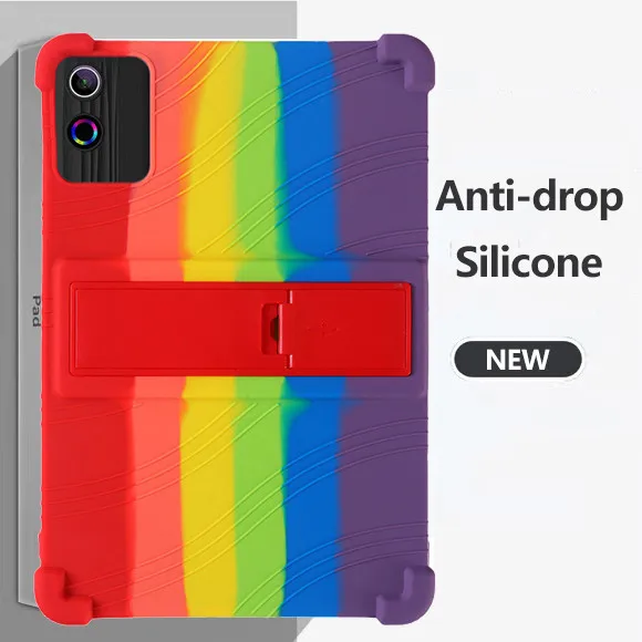 

Противоударный мягкий силиконовый чехол для Rowt A10, 10-дюймовая регулируемая подставка, полный защитный чехол