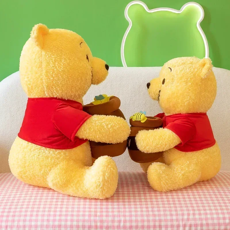 35/45/55cm Disney Winnie The Pooh Plush Toy Anime Honeypot Kawaii Pillow Cartoon Room Decoration Girls Soft Child Birthday Gifts