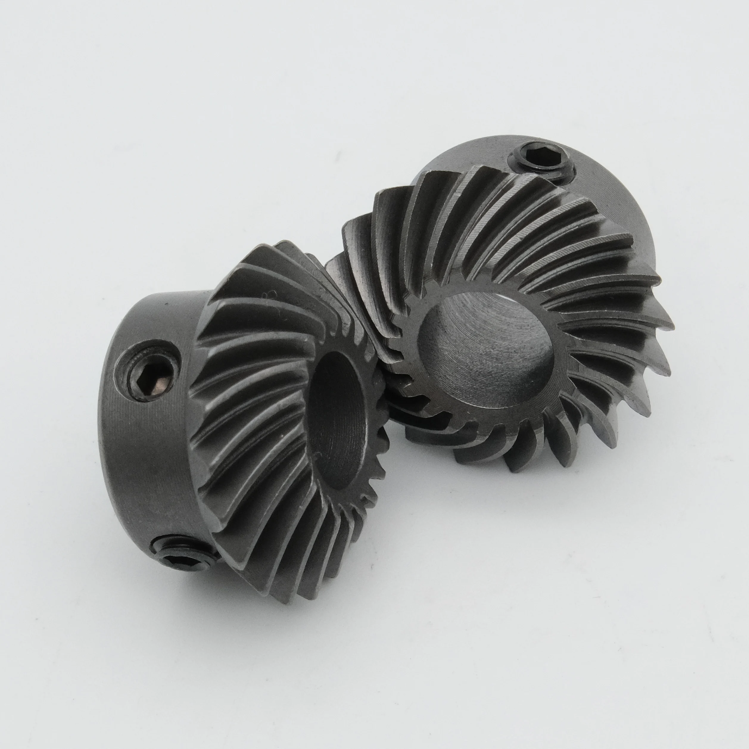 6mm-10mm Right Angle Power Steering Differential Bevel Gear M1 20 Teeth Spiral Gearbox for Automation Equipment 1:1