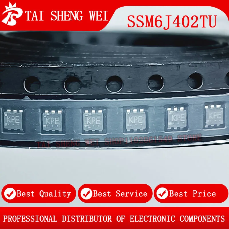 

5pcs SSM6J402TU KPE SOT-363 30V 2A MOS New Original