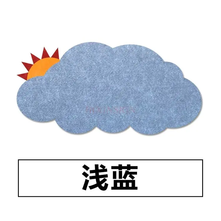 1 قطعة لوحة خشبية ناعمة صورة جدار لون ورأى مجلس سحابة الشمس ورأى الجدار ملصق الديكور الإبداع المدرسي