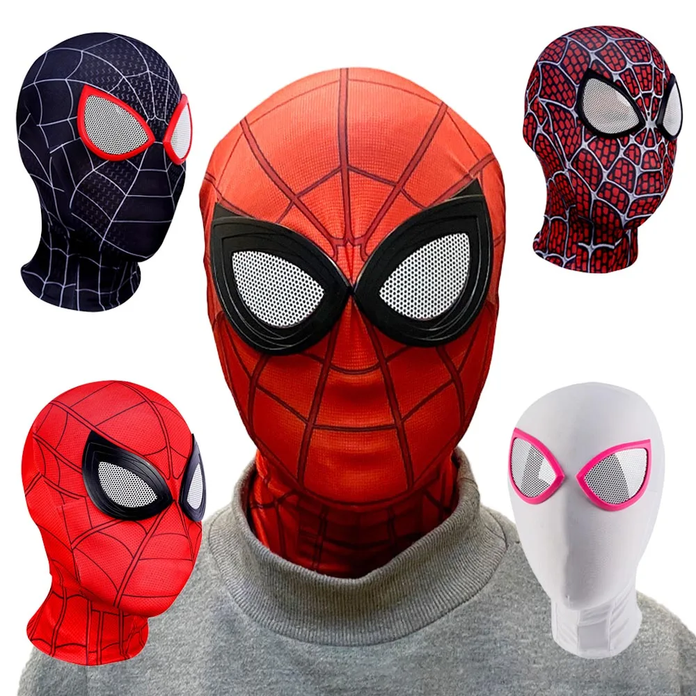 

Superhero Spiderman Mask Helmet Cosplay Peter Parker Halloween Carnival Dress Up Party Costume Masks Props Gifts