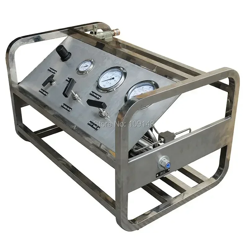 Wellness US GBT15 30 200Bar High Pressure Air Driven Fuel CNG Helium Nitrogen Boost System for Industrial Pressure Testing
