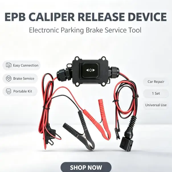 Universal 12V EPB Caliper Motor Release Device Compact Electronic Parking Brake Service Tool Quick Reset Repair Kit For Car