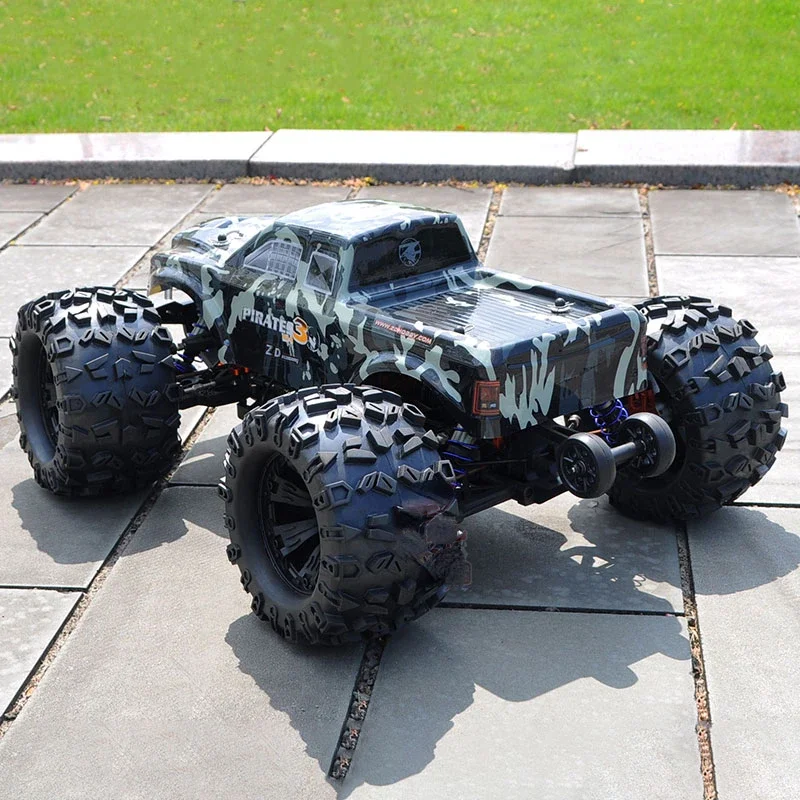 1/8 Four-wheel Drive Scooter Remote Control Vehicle Brushless Violent Off-road Vehicle Model Toy Gift