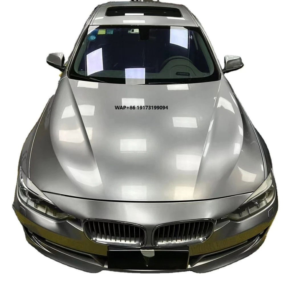WRAPMASTER TPU Colored PPF Glossy Metallic GT Silver Self-healing Car Wrap