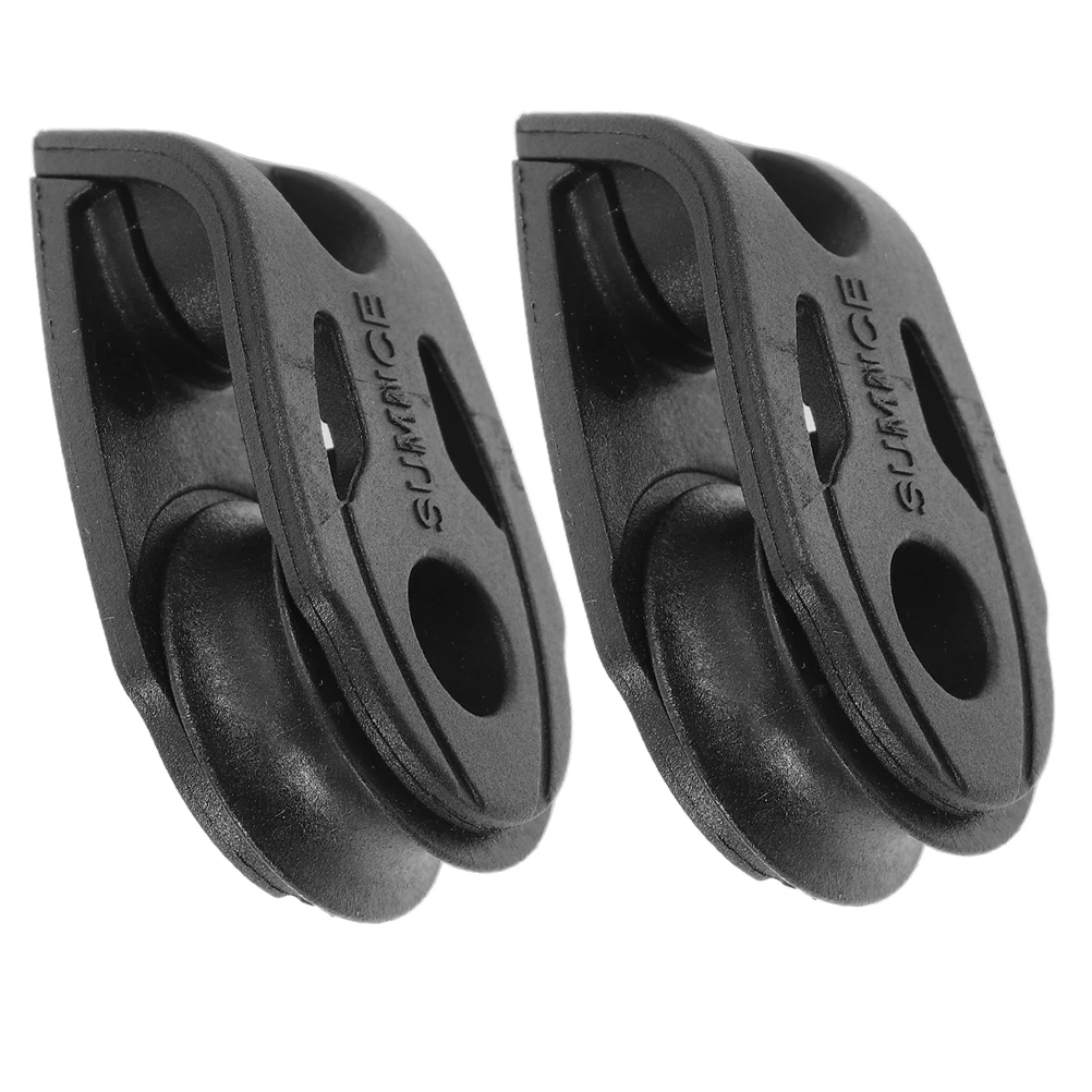 

2pcs Sailboat Pulley System High Strength Nylon Rotary Bearing Kayak Stabilizer Water Sports Accessories