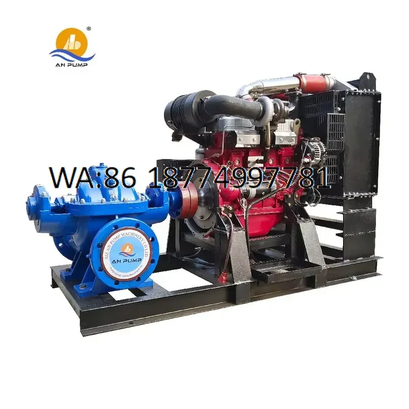 custom for 140kw Radial Centrifugal Water Horizontal Trash Pump