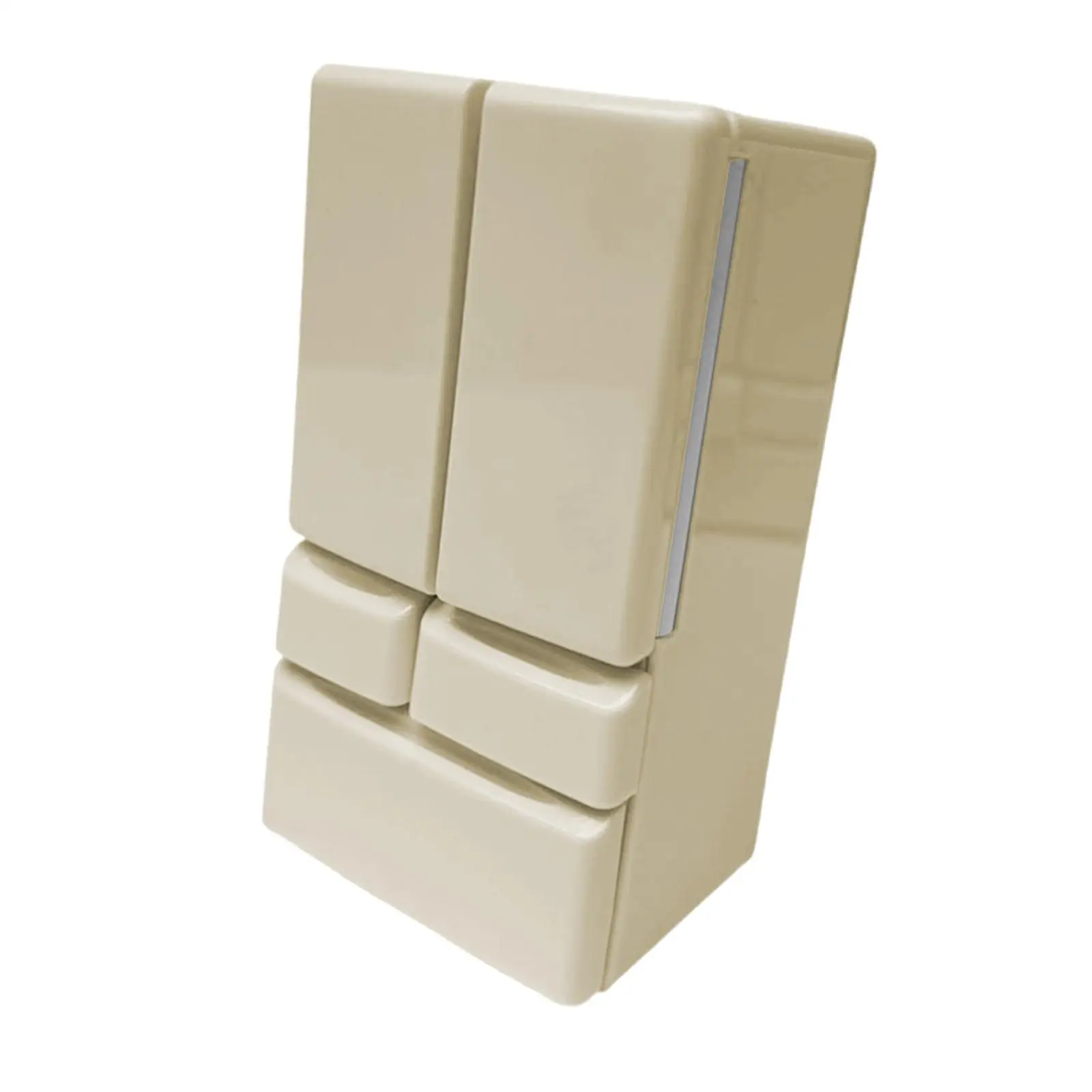 

Dollhouse Mini Refrigerator 1:12 DIY Double Door for Micro Landscape Diorama blue