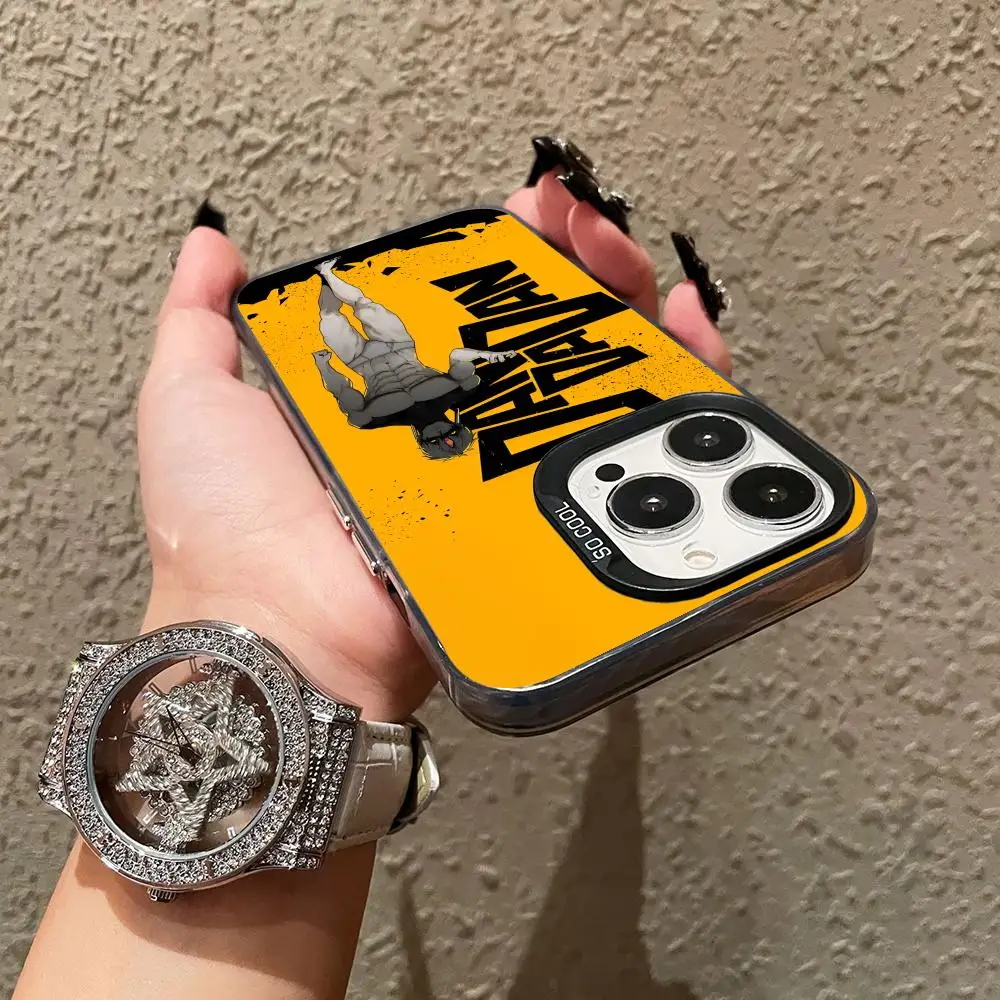 Dandadan Jiji حافظة هاتف محمول لهاتف آيفون 17 16 15 14 13 12 11 X XR XS 8 7 Pro Max Plus شفافة اللون واقية #4