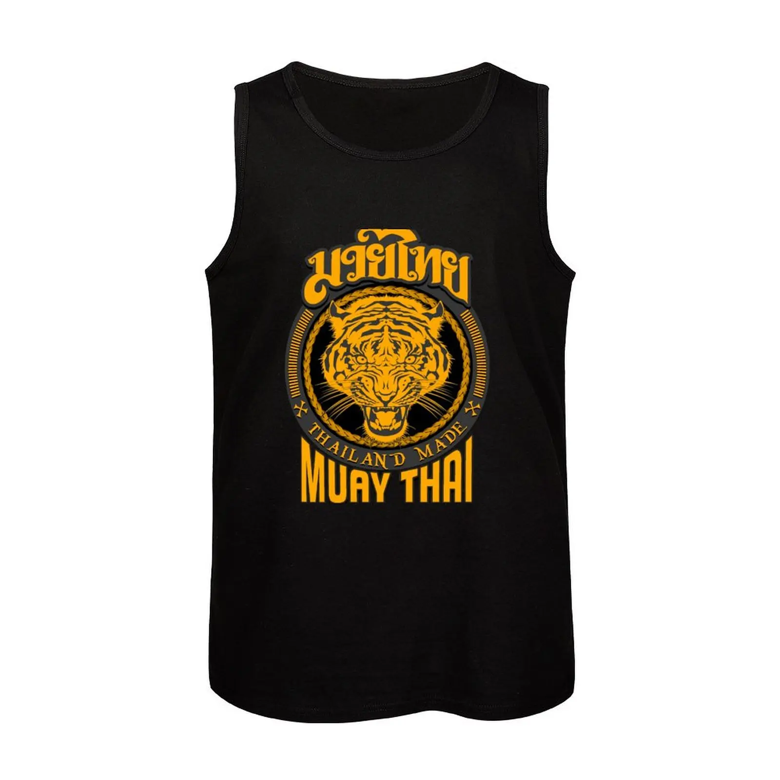 تي شيرت تايلاندي للرجال ، نمر تايلاندي ، شعار فنون الدفاع عن النفس ، تي شيرت أنيمي