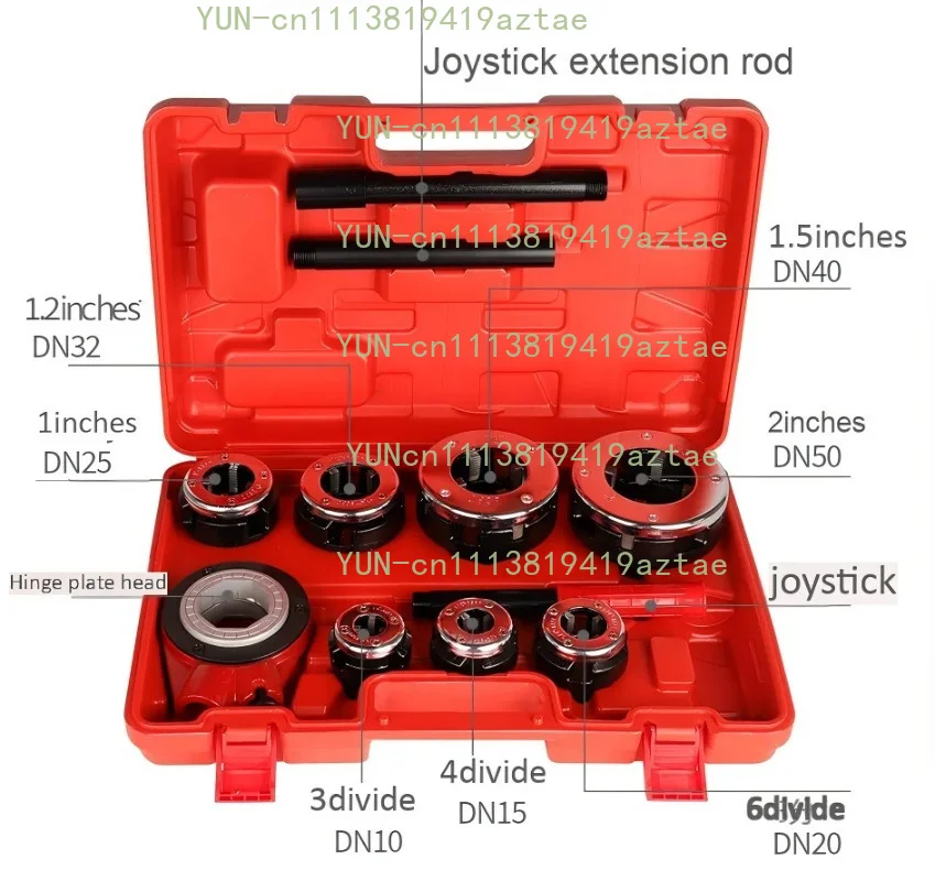 Hand‑held Threading Processing Unit, Galvanized Jig For Metal Tube Screw Groove Making Auxiliary Work