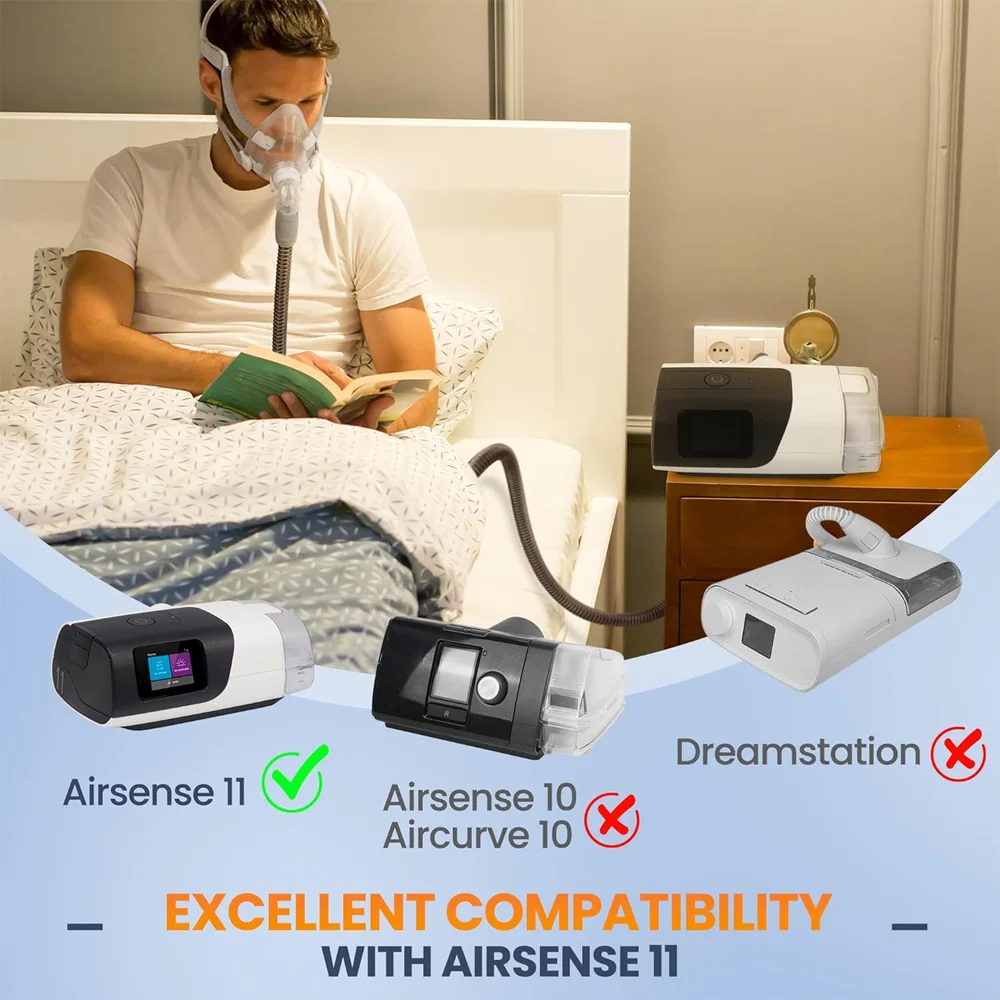 

Трубка с подогревом, шланг климатной линии, совместимый с Airsense 11 S11, сменная температурная трубка для вентилятора, аксессуары CPAP