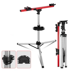 Bicycle Repair Stand Bike Repair Frame Bike Maintenance Rack Bike Repair Workstand With Tool Tray Foldable Bicycle Display Stand