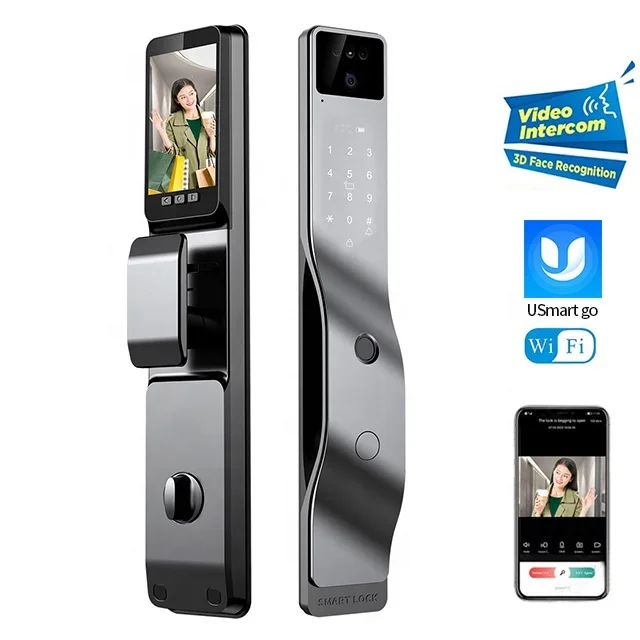 

Цена производителя: 3D-распознавание лиц, активный интерком, цифровые замки, Wi-Fi камера, биометрический сканер отпечатков пальцев, NFC, умный дверной замок.