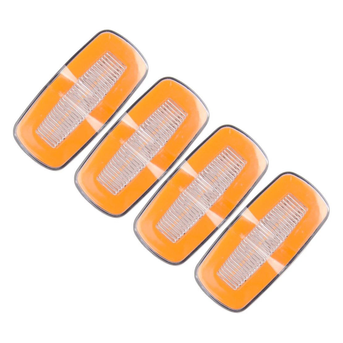 

4pcs IP67 Truck Trailer 4" LED Amber Side Marker Flowing Clearance Light Turn Signal Lamp fit for Bus Lorries Semi Van RV Car