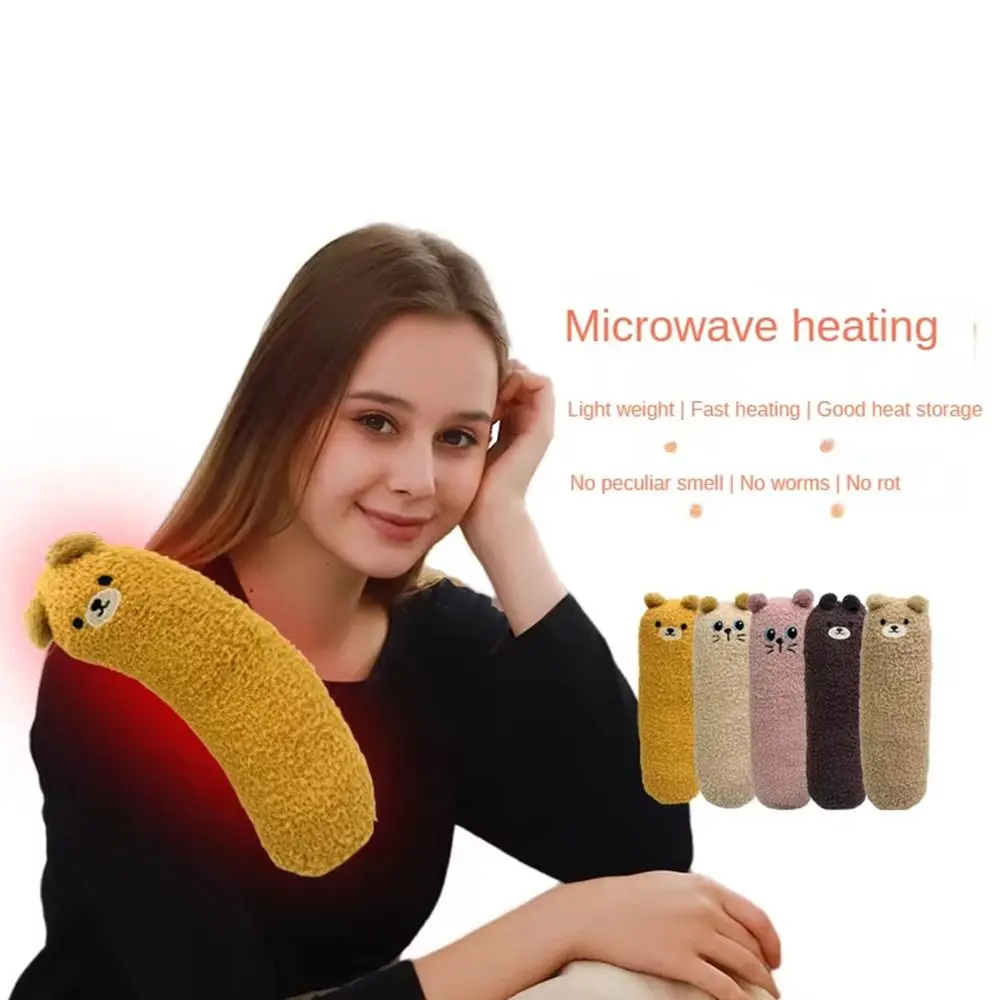 Cute Microwave Oven Heating Plush Doll Ceramsite Filling Hot Compress Heating Doll Pillow Pad Unscented Lasting Warmth