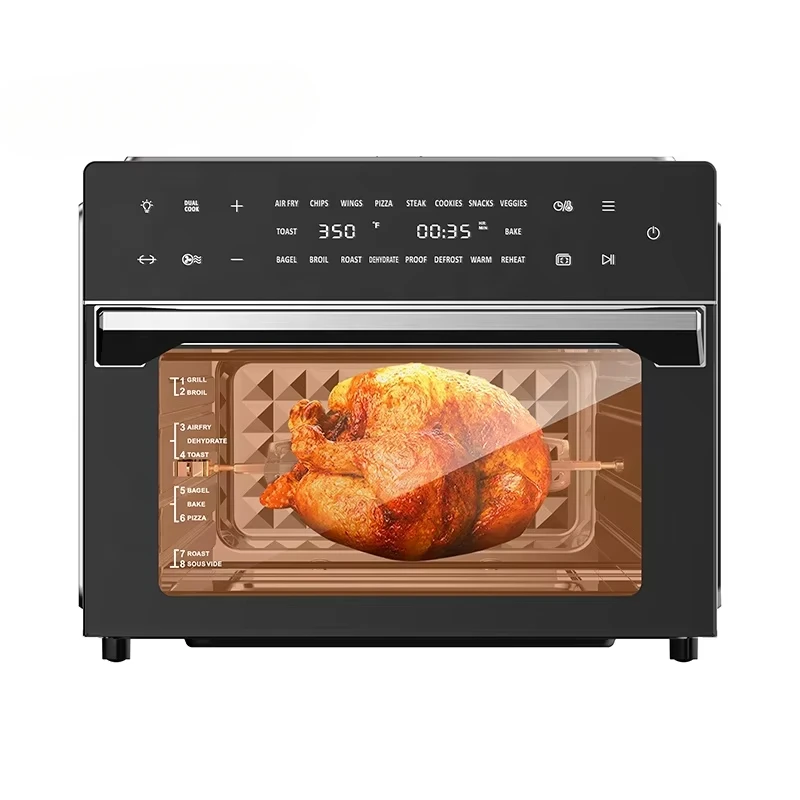 

Емкость 30 л OEM, заводская цена, двойной умный сенсорный экран для приготовления пищи с 18 предустановленными настройками, фритюрница Menus, тостовая печь