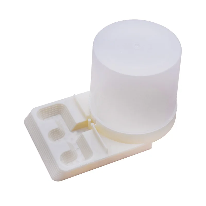 

New PE Plastic White E-shaped Bee Water Feeder 750ml Feeder, Nutrition Box, Beehive Feeder