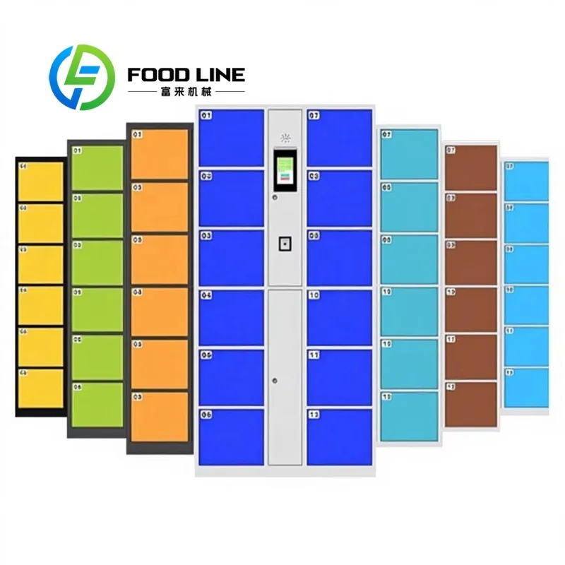 Smart Locker, Self Service Electronic Locker, Independent Lock For Each Compartment, For Supermarket Community Luggage Storage