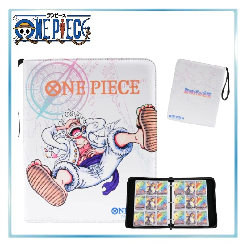 

One Piece Peripheral Five-level Nika Luffy Card Storage Book Fully Enclosed Waterproof Portable for Collection Large Capacity