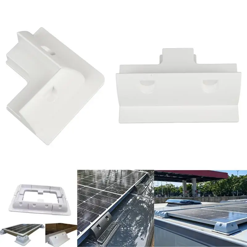 Heavy Duty Solar Panel Mounting Bracket Weatherproof Adjustable Holder for RV Caravan Camper Deck Boat Outdoor Use