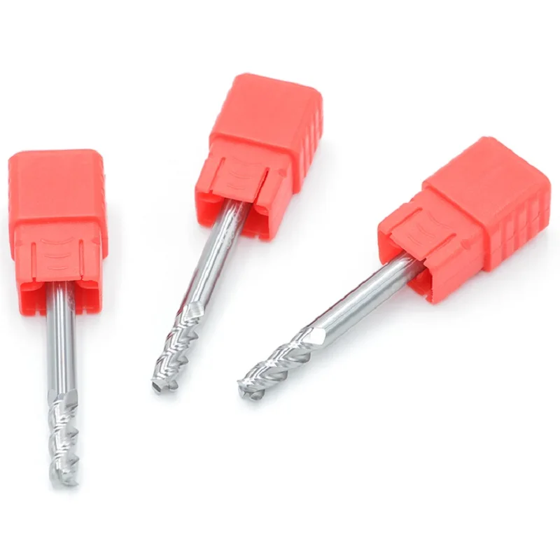 HRC55 Milling Cutter Alloy Coating Tungsten Steel Tool By Aluminum Cnc Maching 3 Blade Endmills Top Milling Cutter Wood Milling