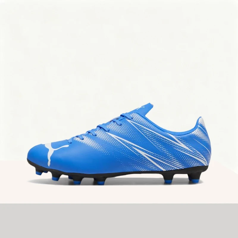 

Футбольные бутсы PUMA Attacanto FG/AG: стильные, универсальные, удобные, легкие, низкие, дышащие, для мужчин – синие 107477-09