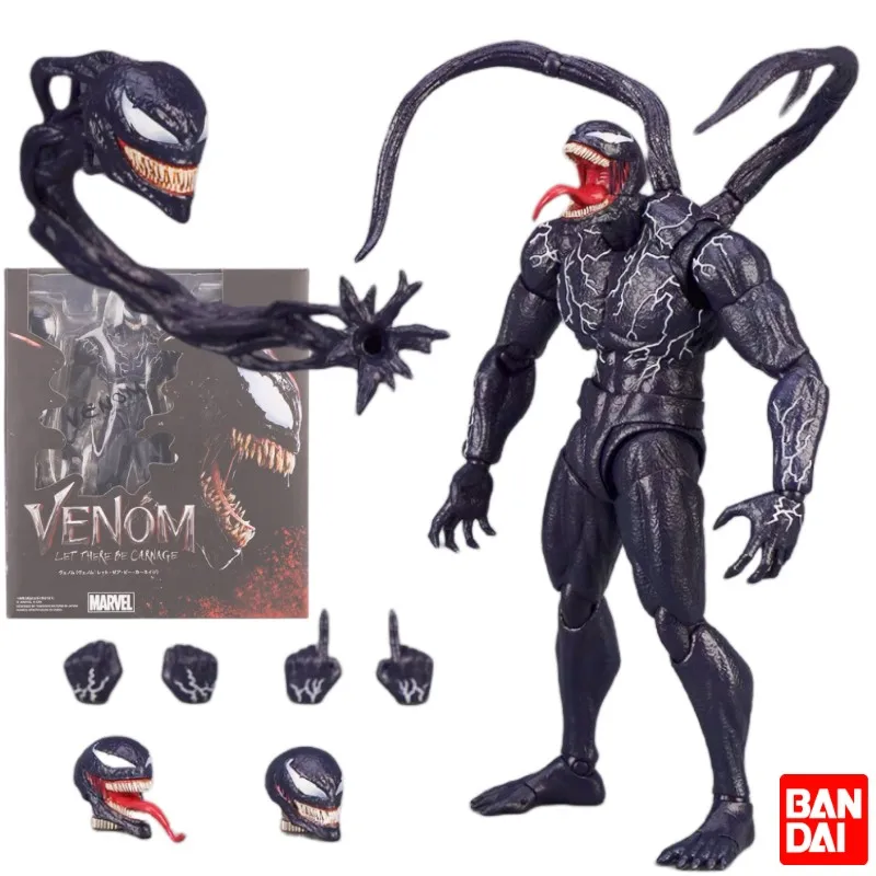 20cm Shf Venom 2 Symbiont Marvel Universe Amazing Spider-man Venom Movable Movies Action Figures Toys Model Holiday Gift