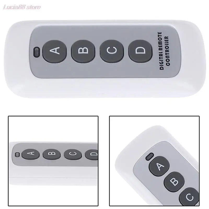 Remote Control Switch RF Transmitter Wireless Key for Smart Home Garage Door Opener Hot 433MHz 4 Button EV1527 Code